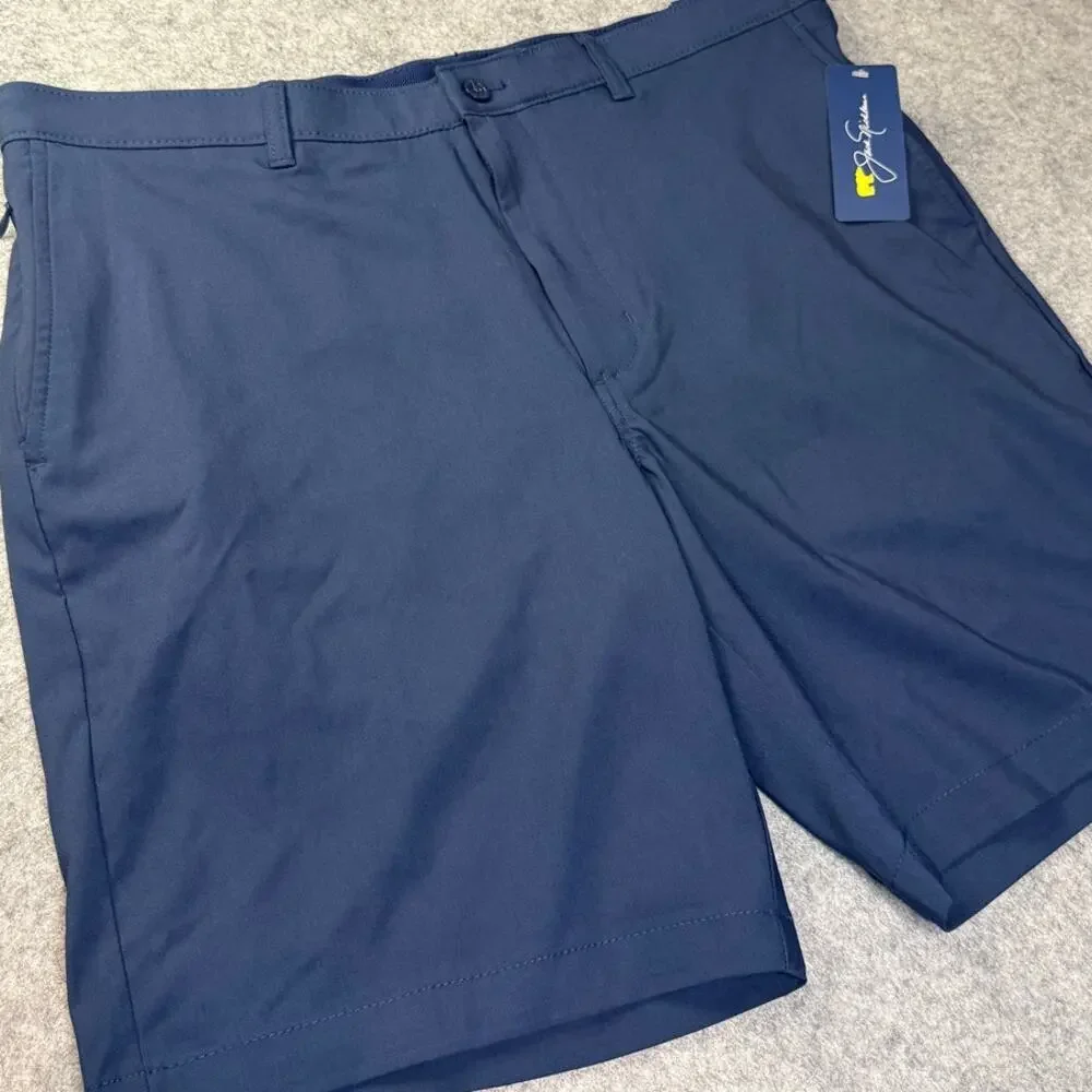 Jack Nicklaus Golf Shorts Mens 36 Navy Stretch Performance 9